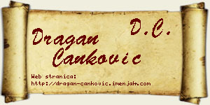 Dragan Čanković vizit kartica